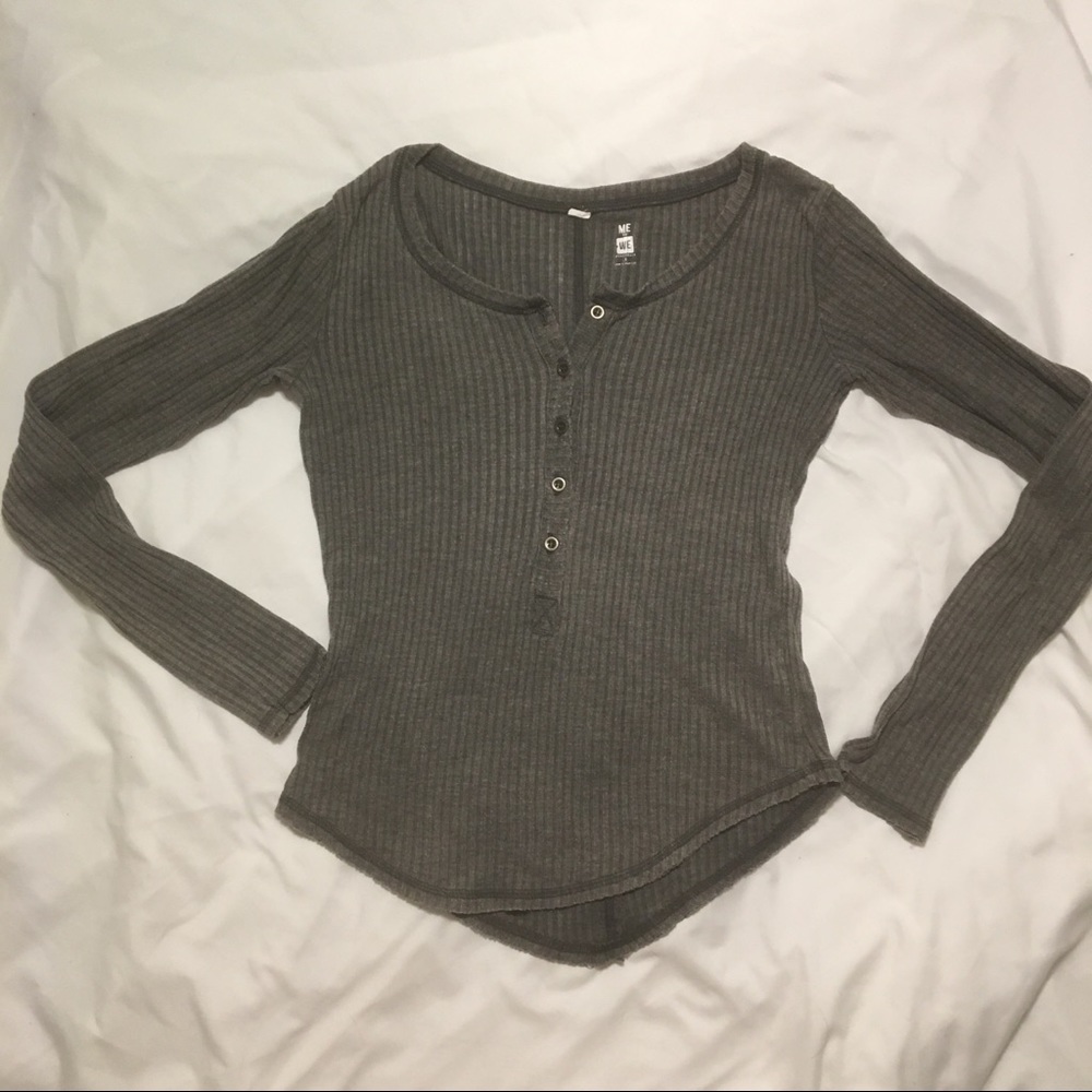 Ribbed Henley